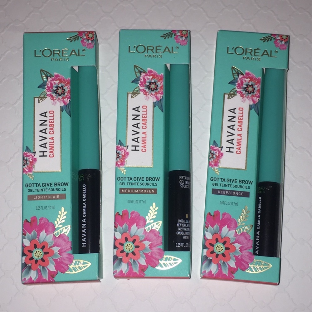 3 LOT L’ORÉAL HAVANA X CAMILA CABELLO BROW BUNDLE